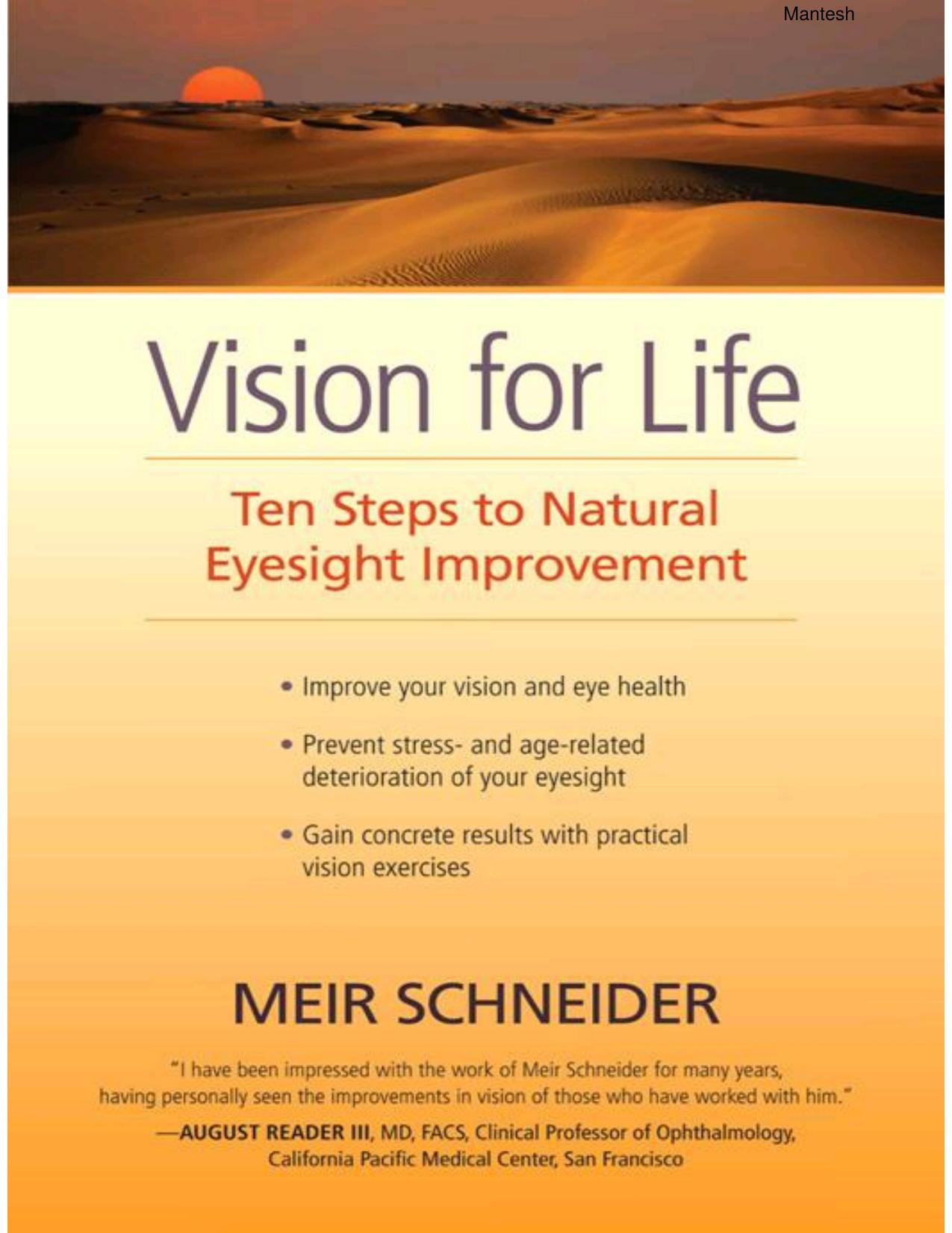 Vision for Life by Meir Schneider