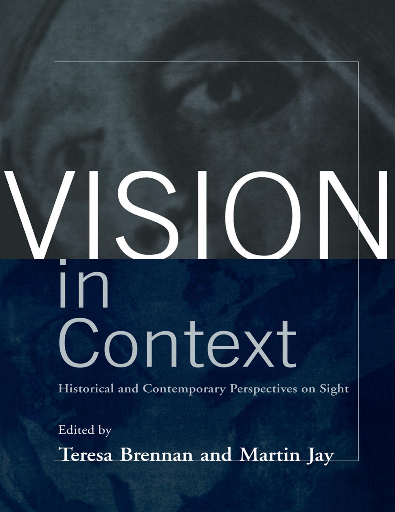 Vision in Context: Historical and Contemporary Perspectives on Sight by Teresa Brennan Martin Jay