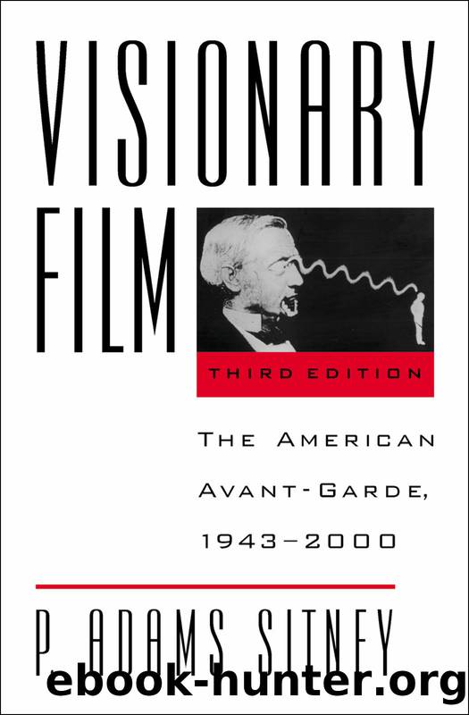 Visionary Film by Sitney P. Adams;