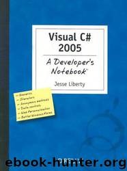 Visual C# 2005 by Jesse Liberty