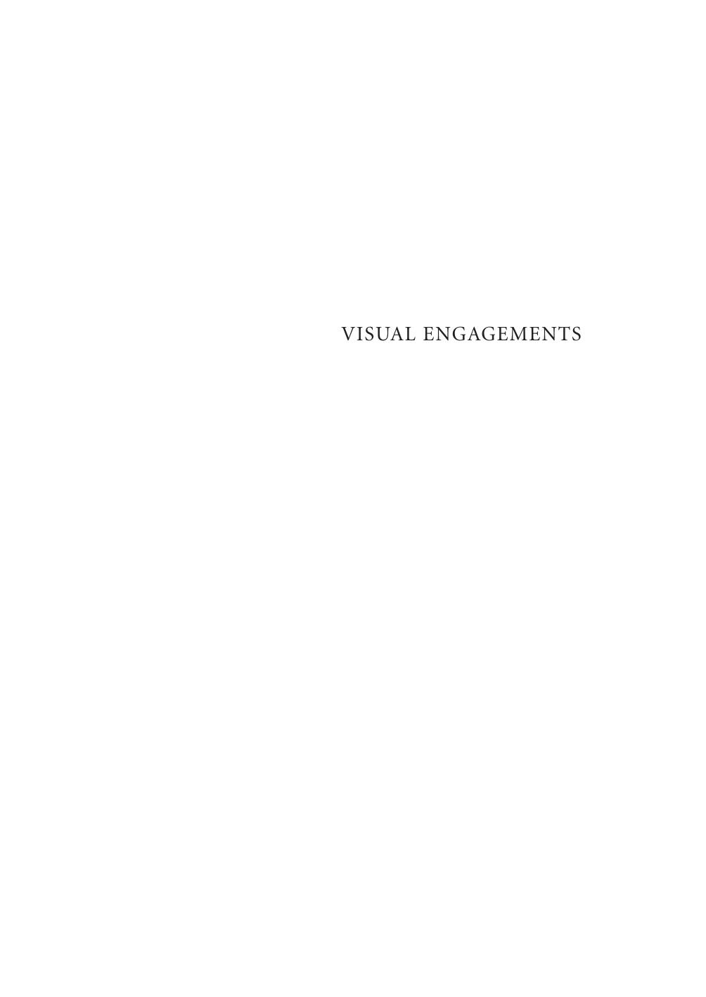 Visual Engagements: Image Practices and Falconry by Yannis Hadjinicolaou (editor)