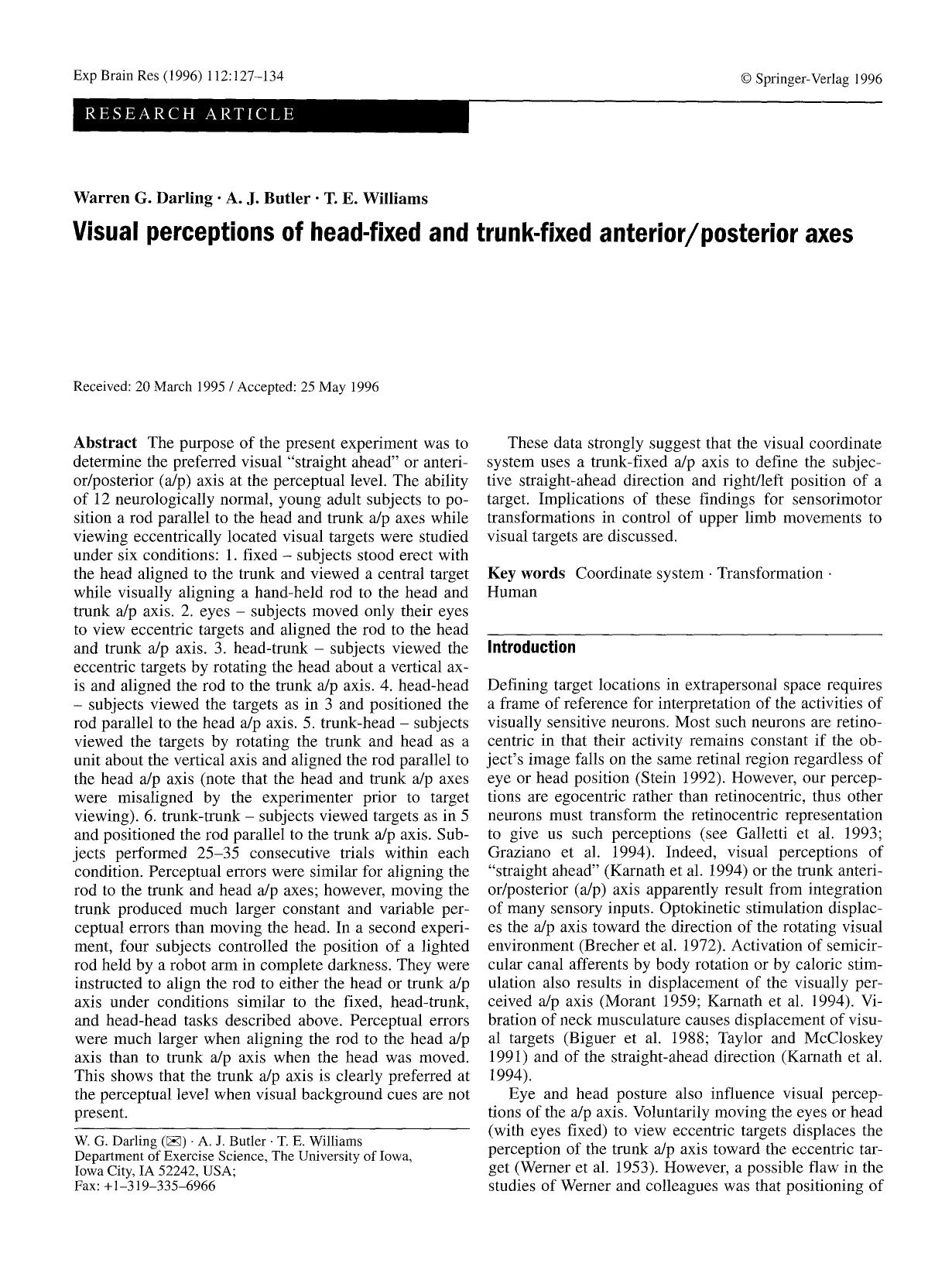 Visual perceptions of head-fixed and trunk-fixed anteriorposterior axes by Unknown