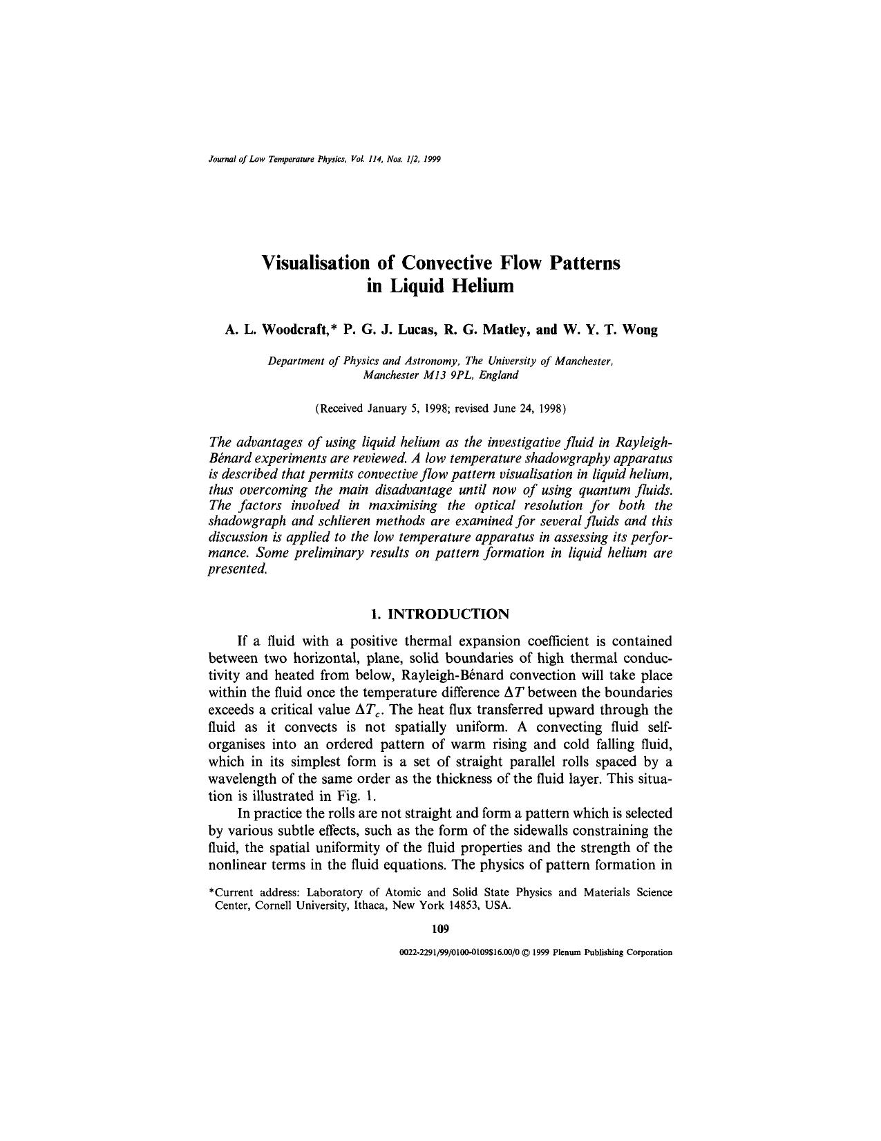 Visualisation of Convective Flow Patterns in Liquid Helium by Unknown