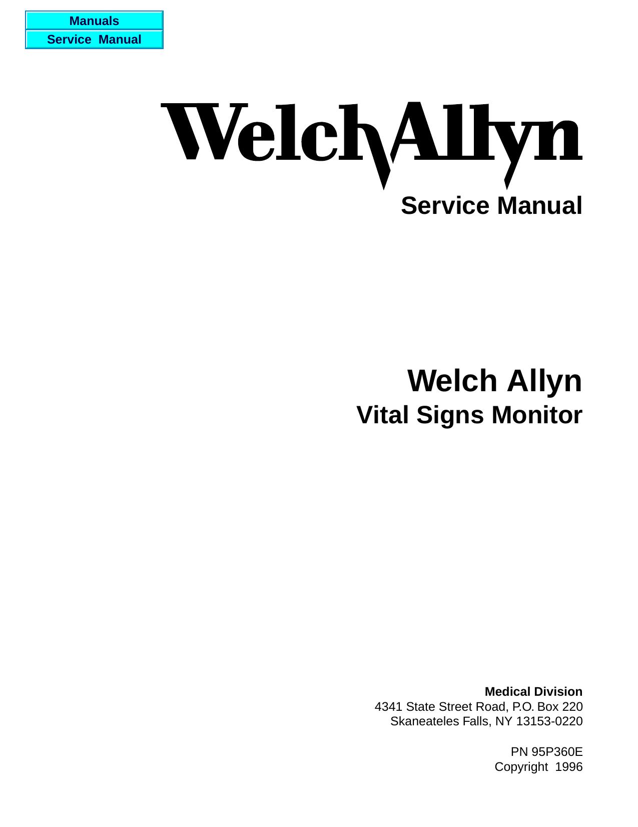 Vital Signs Monitor Service Manual by Joe Buchanan