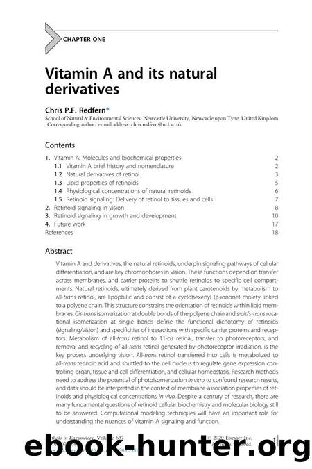 Vitamin A and its natural derivatives by Chris P.F. Redfern