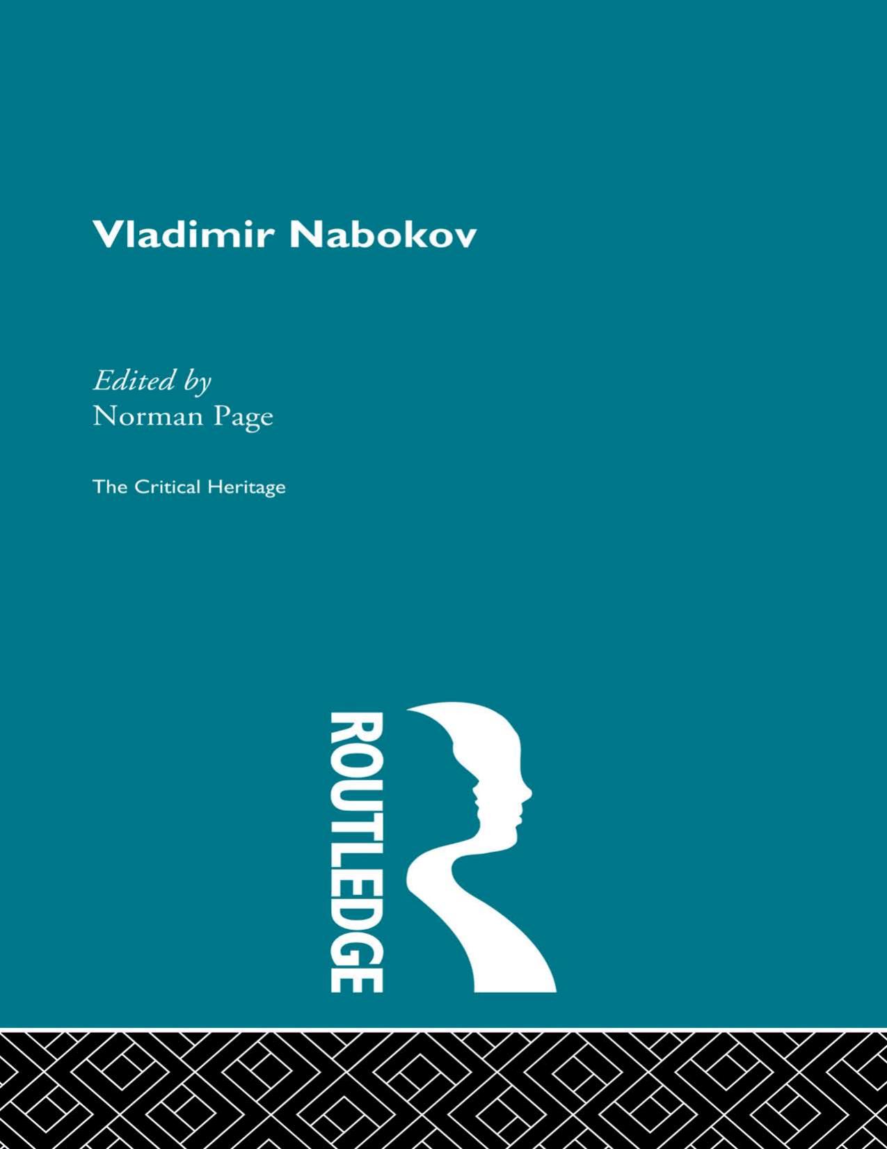 Vladimir Nabokov : The Critical Heritage by Norman Page