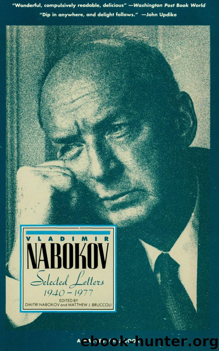 Vladimir Nabokov by Vladimir Nabokov