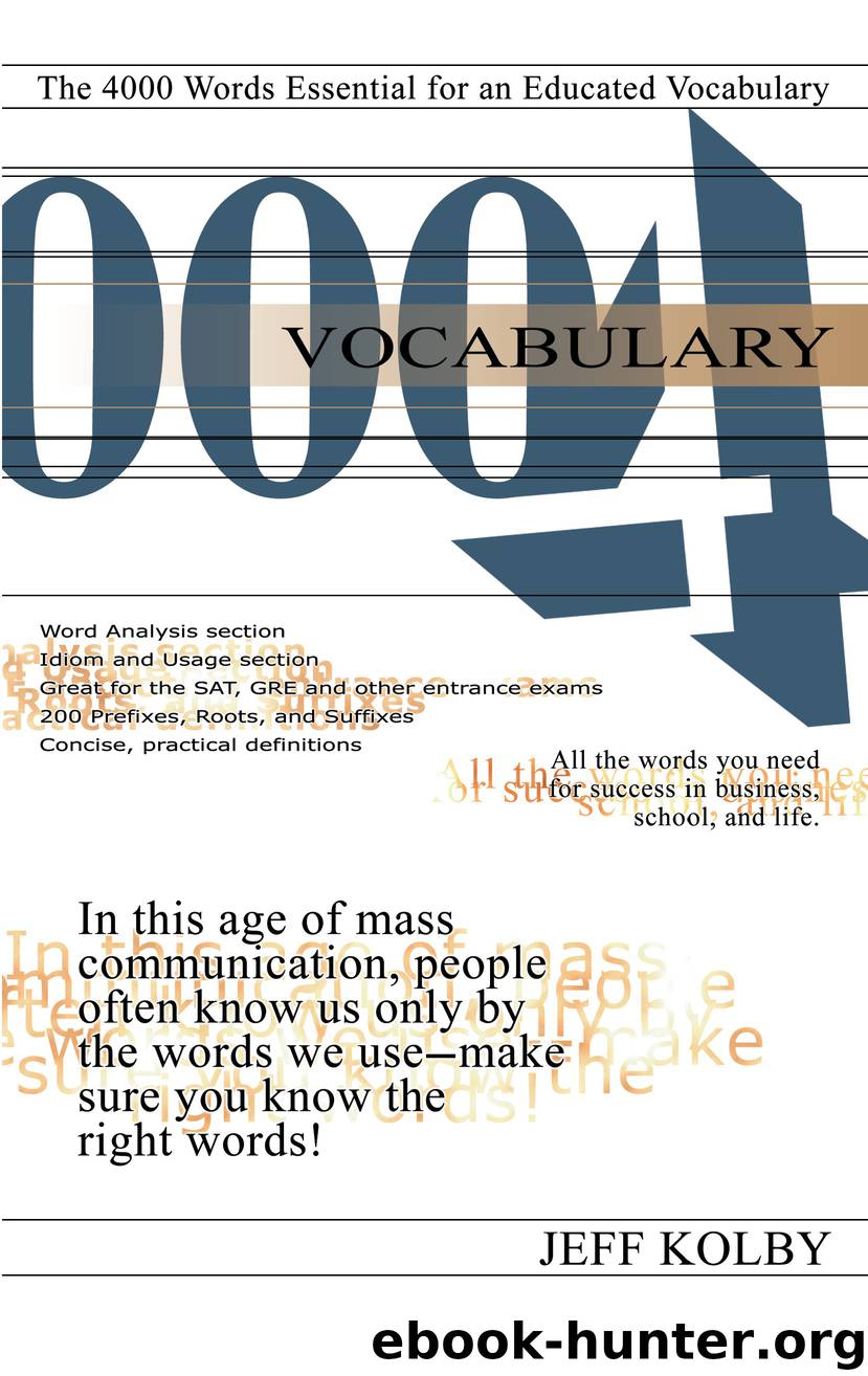 Vocabulary 4000 by Jeff Kolby