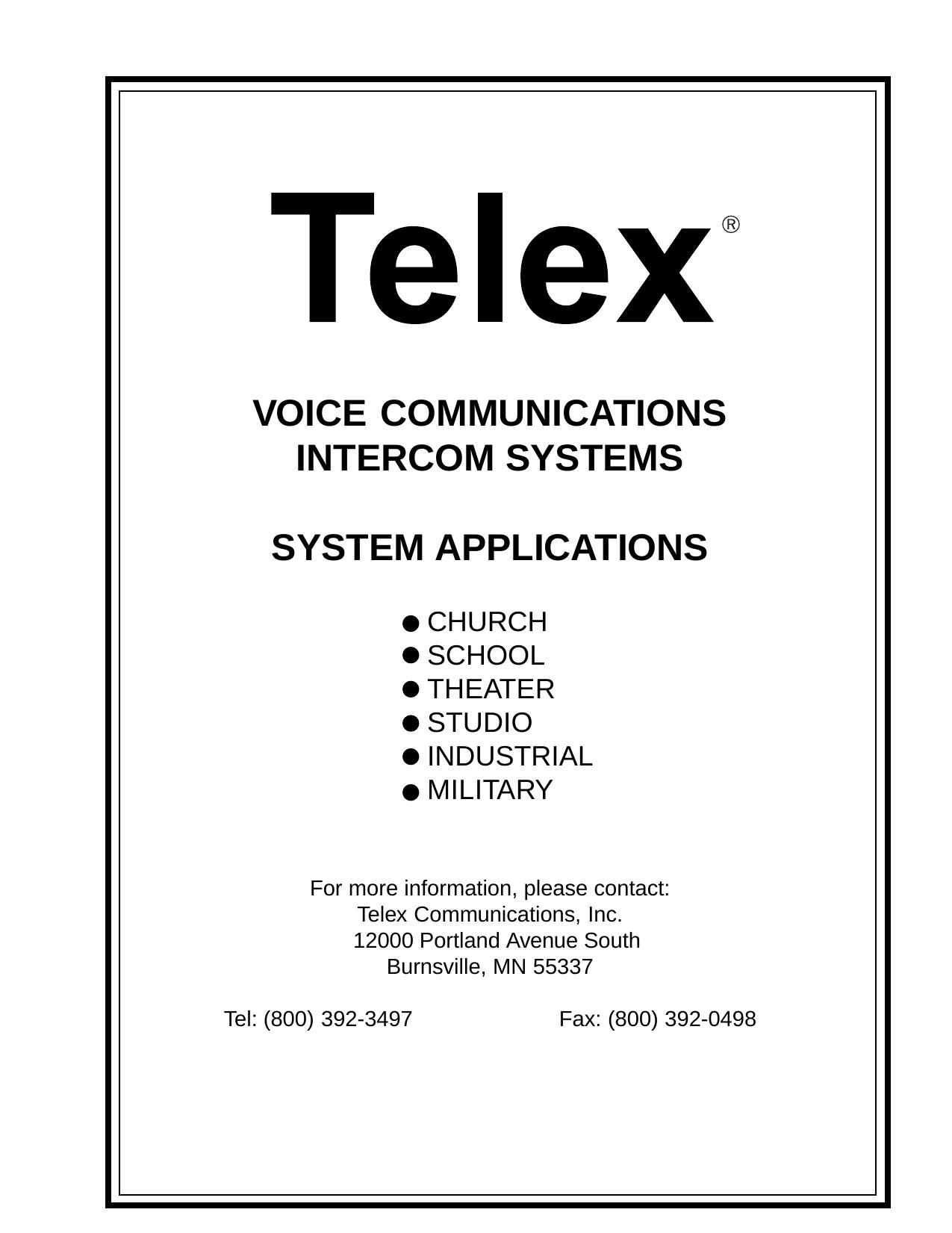 Voice Communications System Applications by Megan Marchino