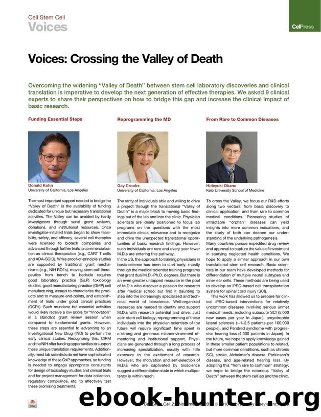 Voices: Crossing the Valley of Death by Unknown