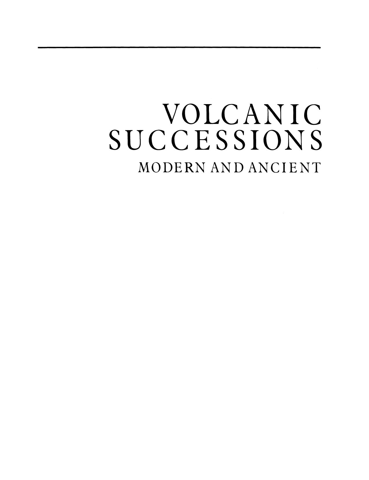 Volcanic Successions Modern and Ancient: A geological approach to processes, products and successions by R. A. F. Cas J. V. Wright (auth.)