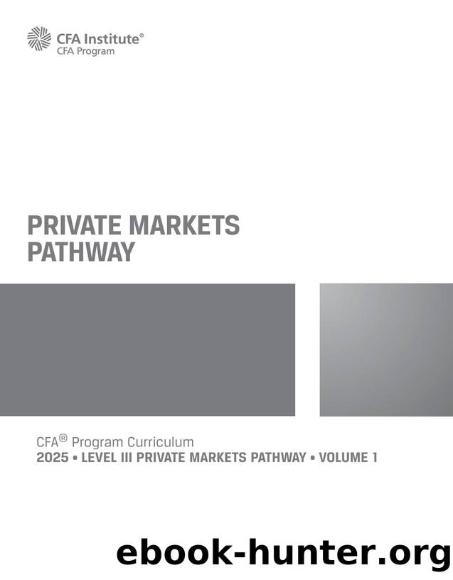 Volume 1 Private Markets Pathway by Unknown