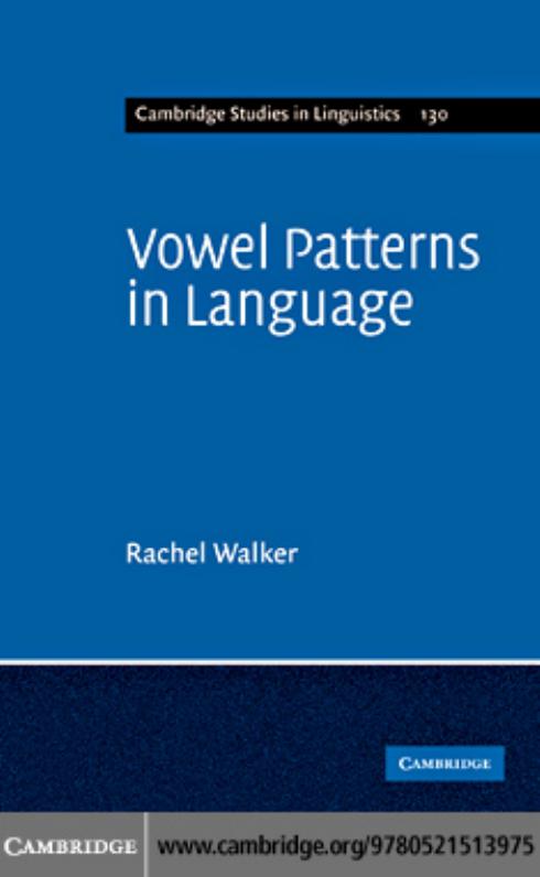 Vowel Patterns in Language by Unknow