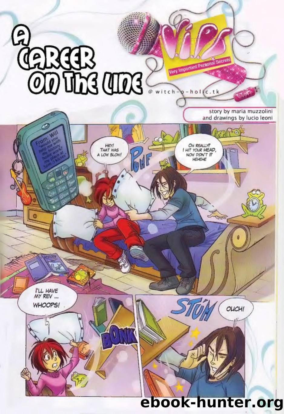 W.I.T.C.H special issues by A Career On The Line text