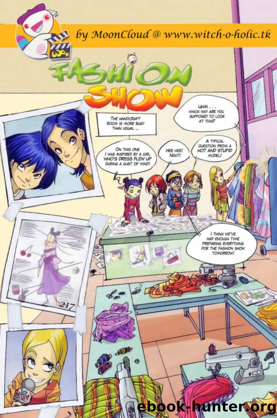 W.I.T.C.H special issues by Fashion Show text