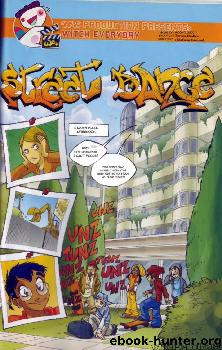 W.I.T.C.H special issues by Street Dance text
