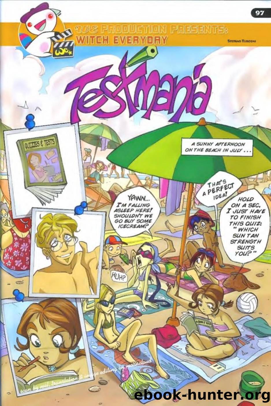 W.I.T.C.H special issues by Testmania text
