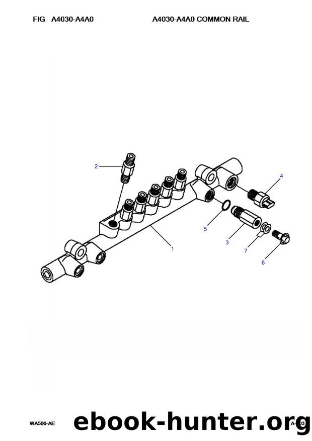 WA500-6 common rail by Unknown