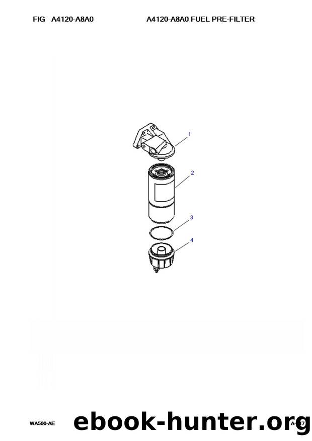 WA500-6 primary filter by Unknown