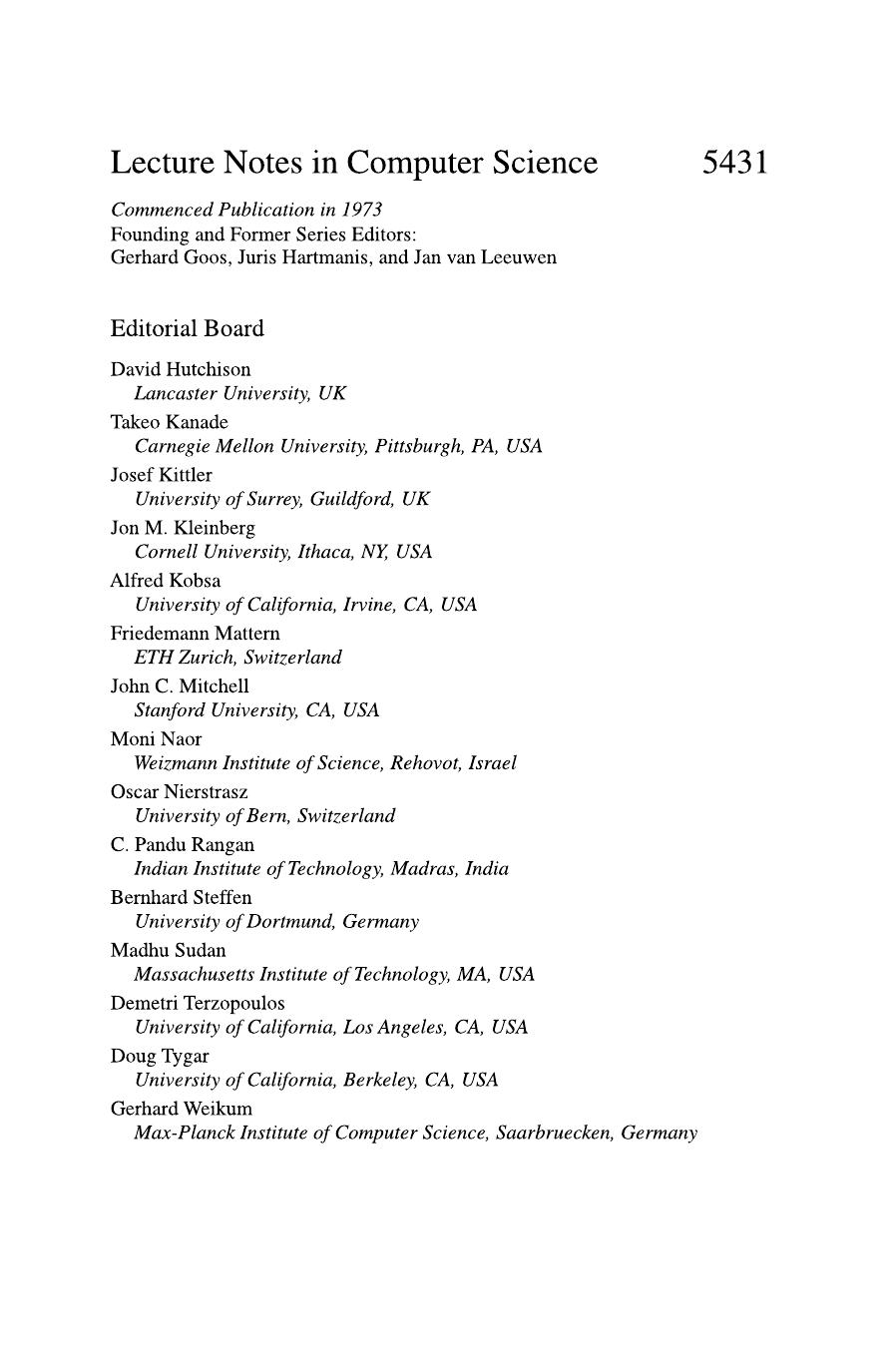 WALCOM: Algorithms and Computation: Third International Workshop, WALCOM 2009, Kolkata, India, February 18-20, 2009. Proceedings by Jacob Fox János Pach (auth.) Sandip Das Ryuhei Uehara (eds.)