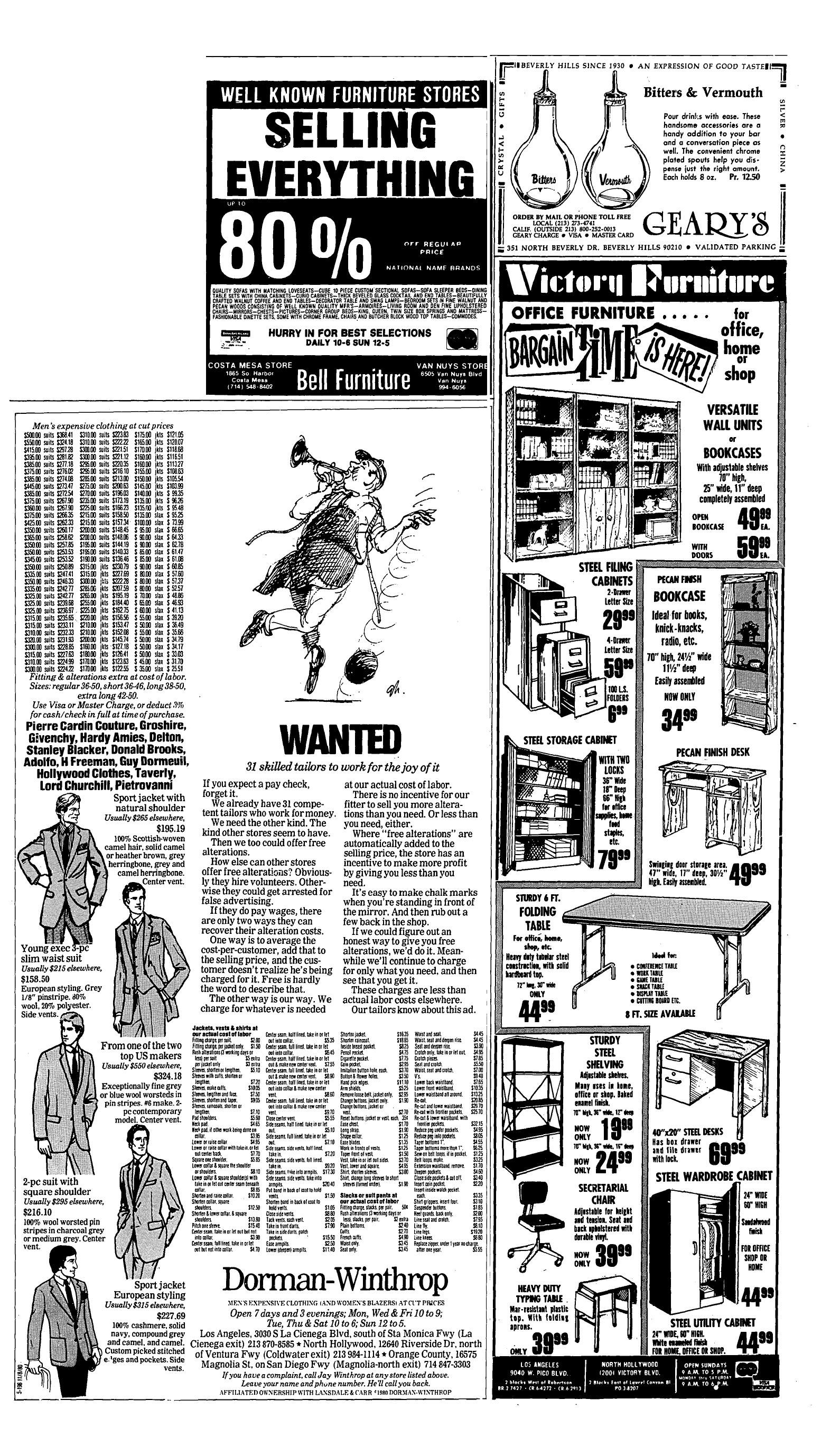 WANTED 31 skilled tailors to work for the joy of it by Unknown