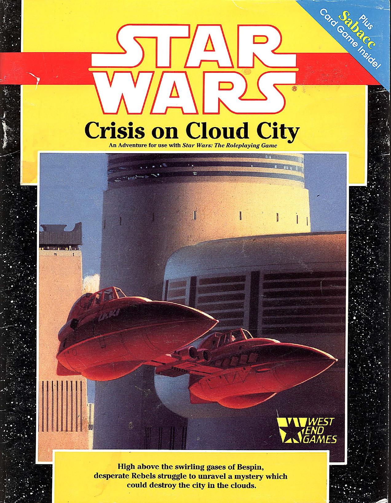 WEG40022 - Star Wars D6 - Crisis on Cloud City by minus card game