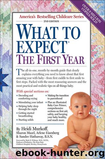 WHAT TO EXPECT THE FIRST YEAR by Heidi Murkoff & Sharon Mazel & Arlene Eisenberg & Sandee Hathaway B.S.N