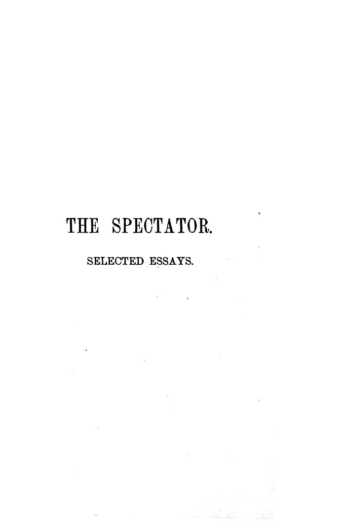 WITH AN Introduction AND Notes BY Alex. Charles Ewald by The spectator