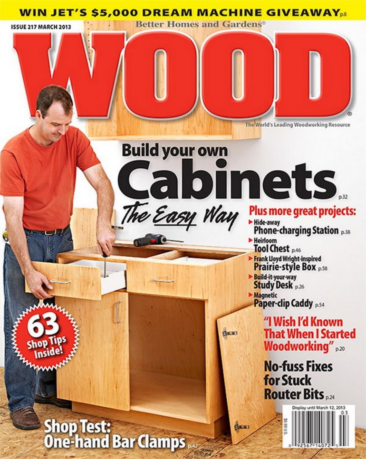 WOOD Magazine 217 (March 2013) by Unknown