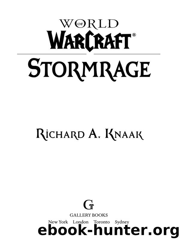 WORLD OF WARCRAFT STORMRAGE by Richard A. Knaak