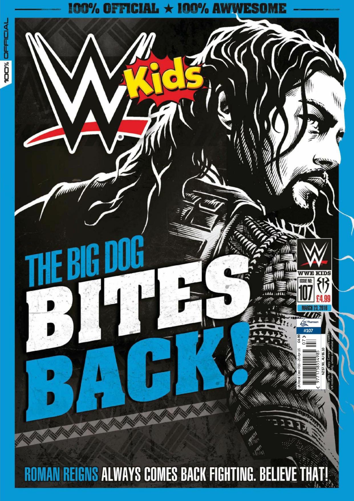 WWE Kids - Issue 107 2016 by Unknow