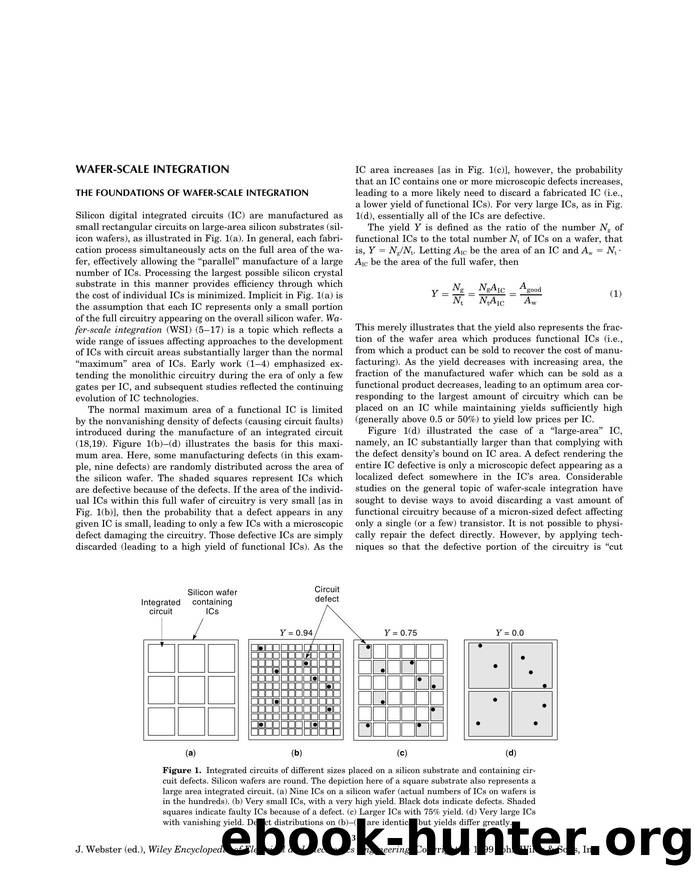 Wafer-Scale Integration". In: Wiley Encyclopedia of Electrical and Electronics Engineering by Unknown