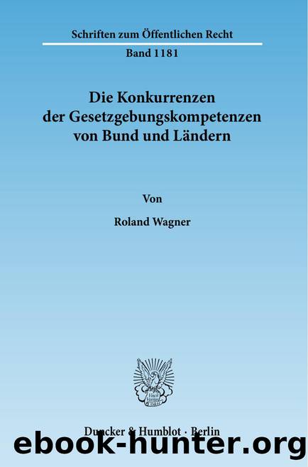 Wagner by Schriften zum Öffentlichen Recht (9783428534852)