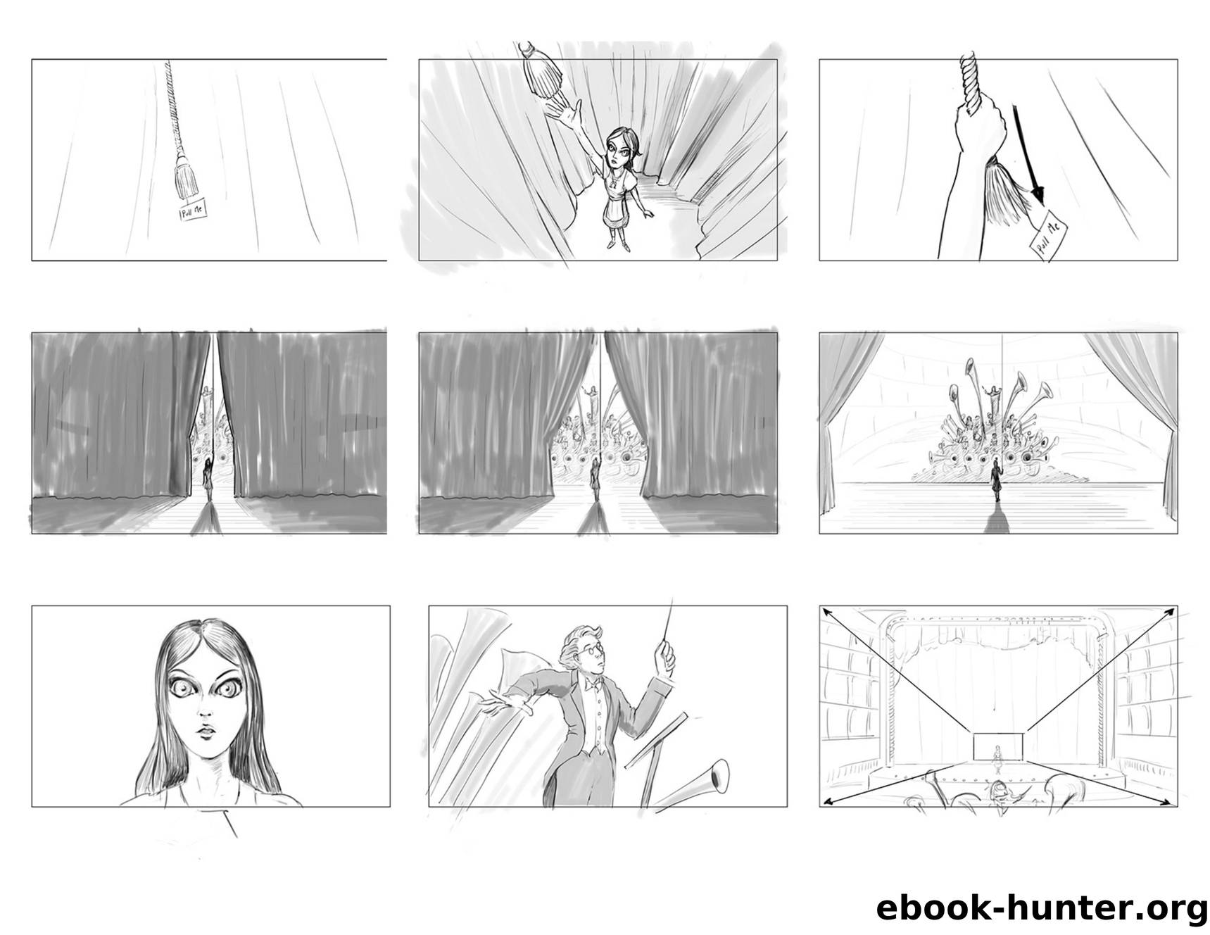 Wagner storyboard draft by Unknown