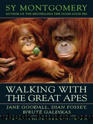 Walking With the Great Apes: Jane Goodall, Dian Fossey, Biruté Galdikas by Sy Montgomery