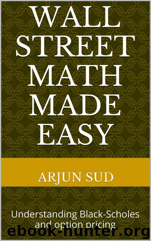 Wall Street Math made Easy: Understanding Black-Scholes and option pricing by ARJUN SUD