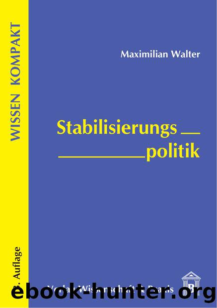 Walter by Stabilisierungspolitik (9783896444974)