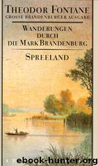 Wanderungen durch die Mark Brandenburg 4. Spreeland.: Beeskow-Storkow und Barnim-Teltow by Theodor Fontane
