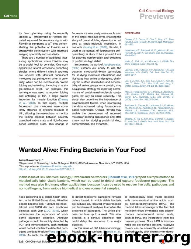 Wanted Alive: Finding Bacteria in Your Food by Akira Kawamura