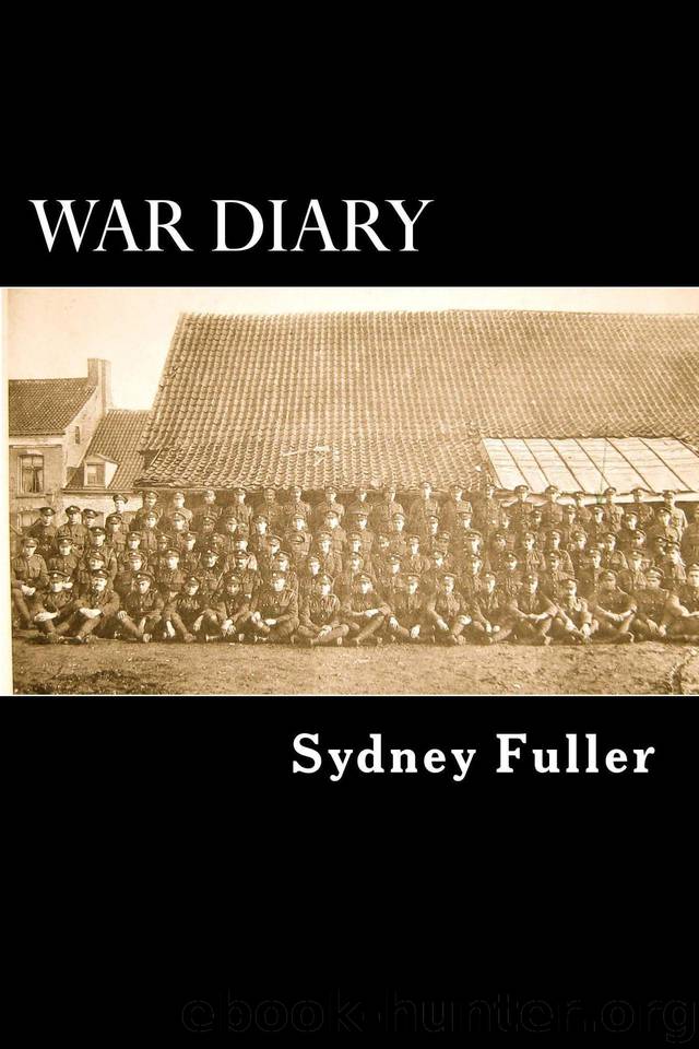 War Diary by Fuller Sydney