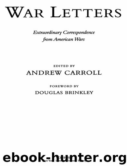 War Letters Armed Forces Edition by Andrew Carroll
