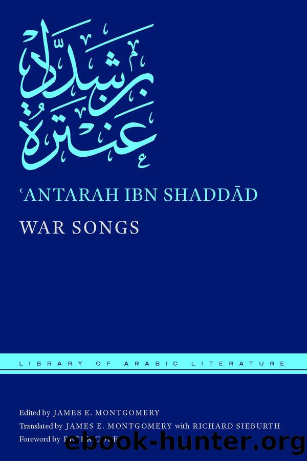 War Songs (Library of Arabic Literature) by 'Antarah ibn Shaddad