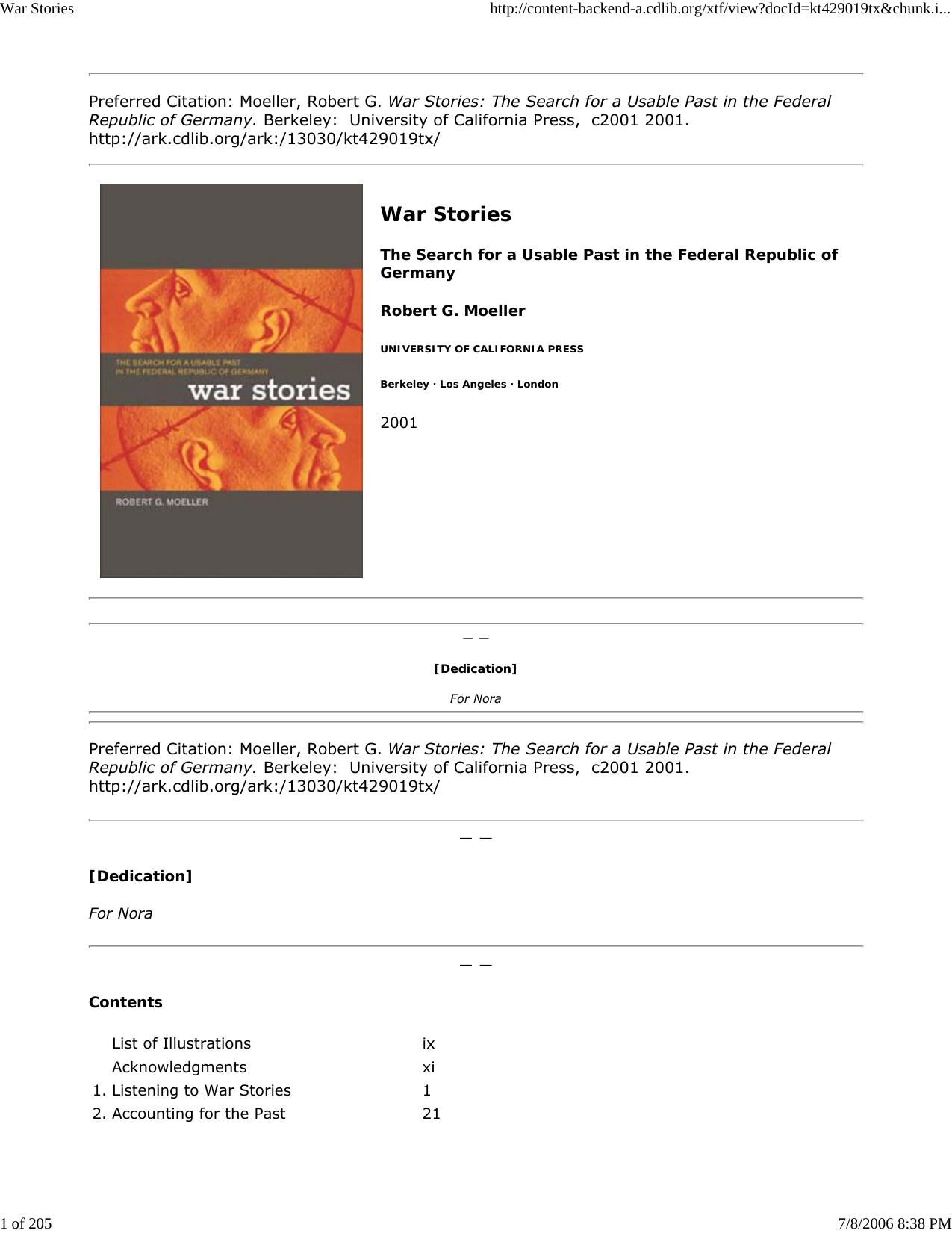 War Stories by Master Clark