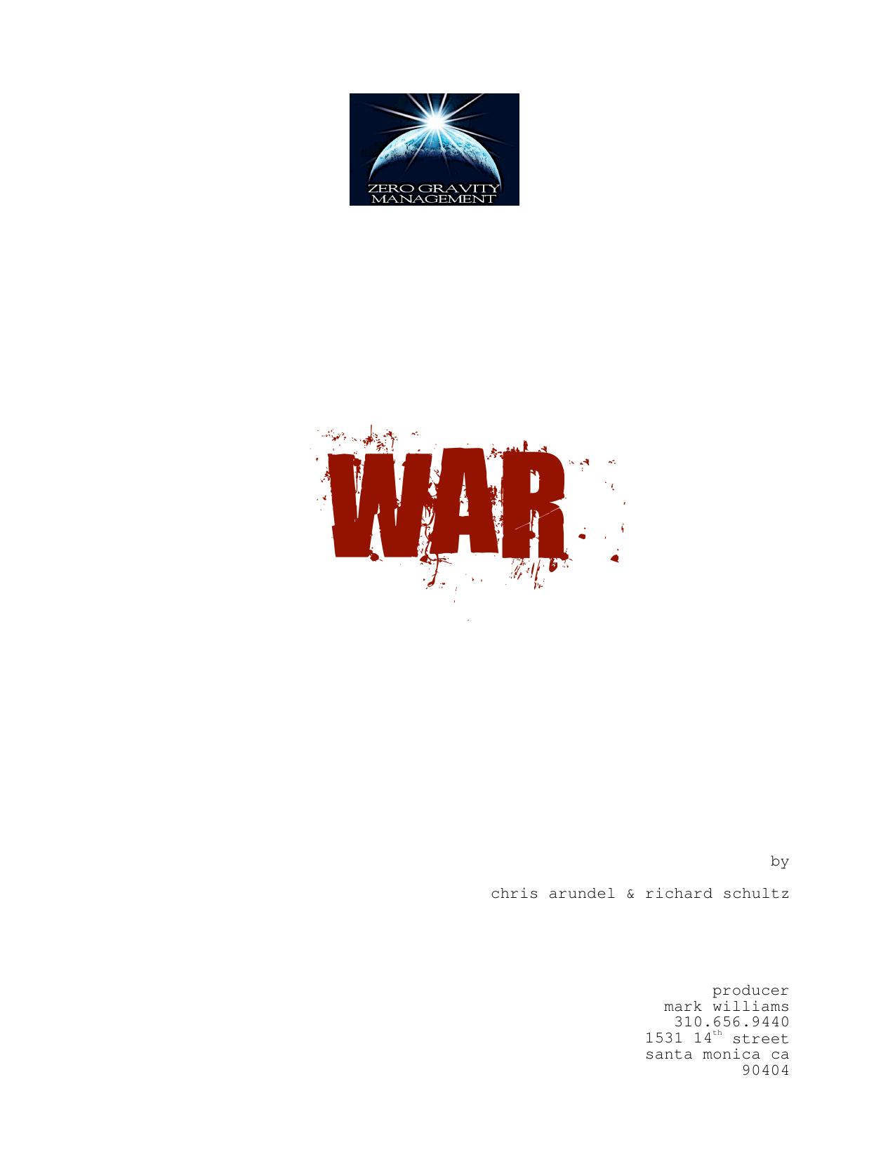 War by Chris Arundel by Unknown