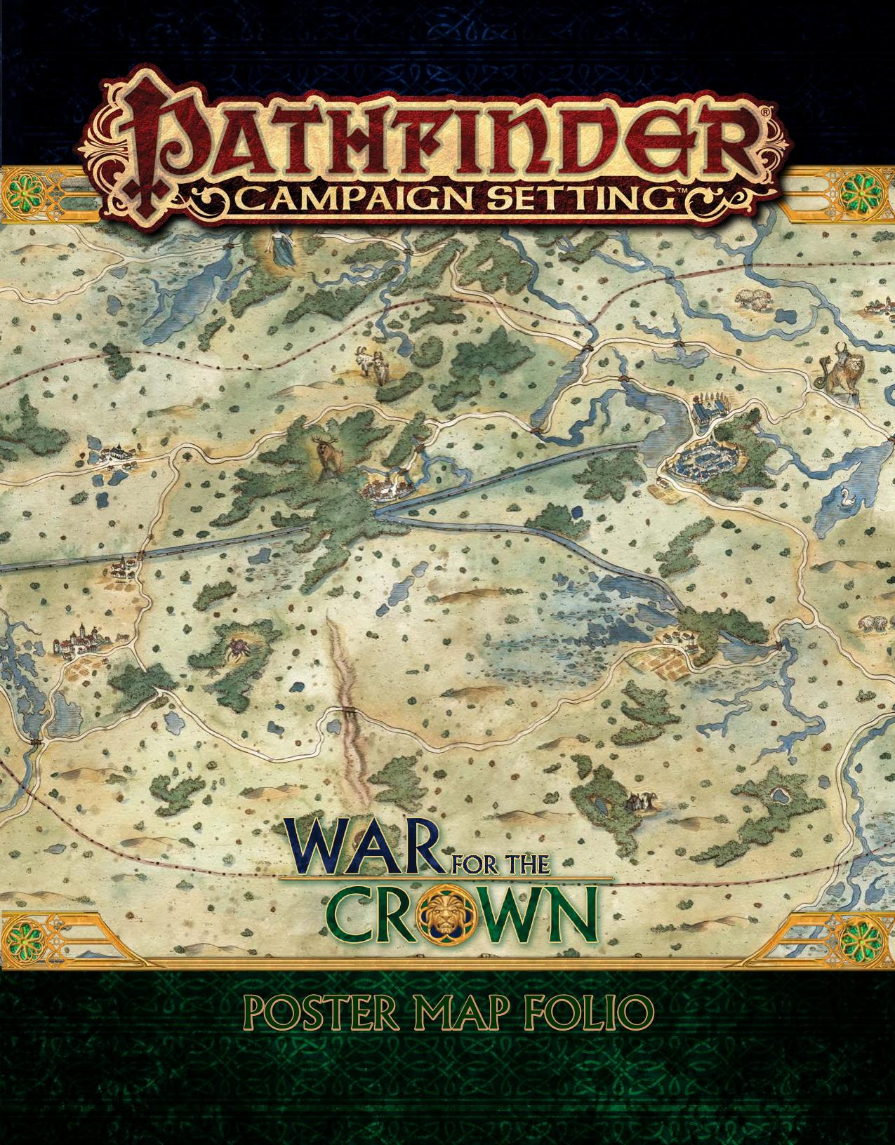 War for the Crown by Poster Map Folio