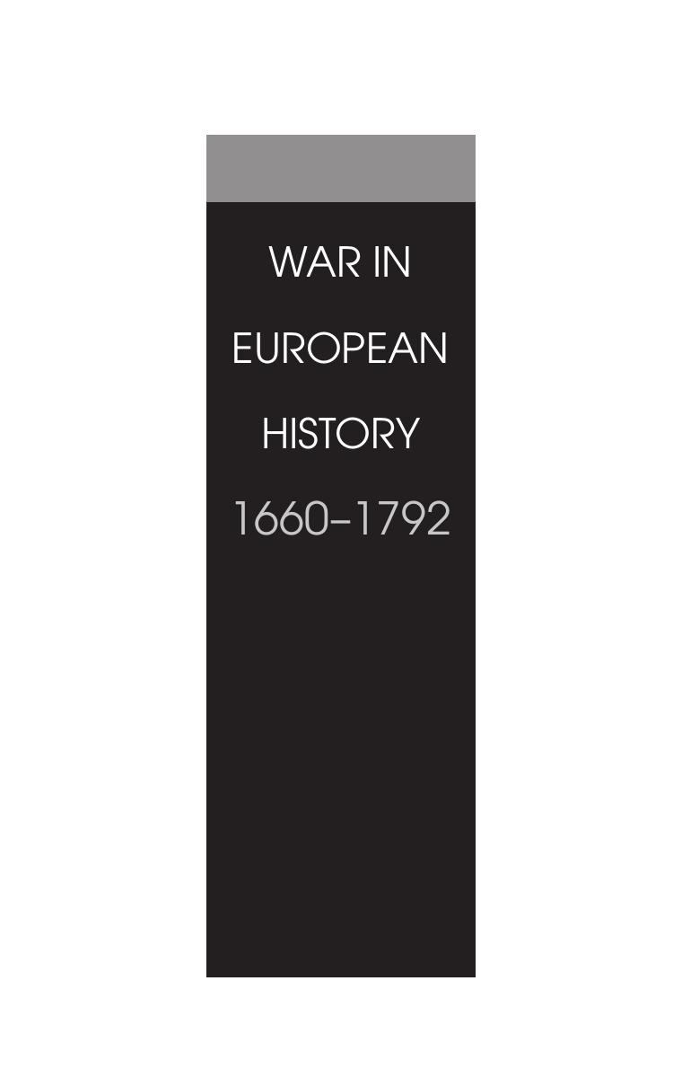 War in European History, 1660-1792: The Essential Bibliography by JEREMY BLACK