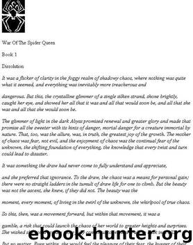 War of the Spider - Dissolution by Salvatore R.A