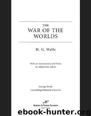 War of the Worlds (Barnes & Noble Classics Series) by H. G. Wells