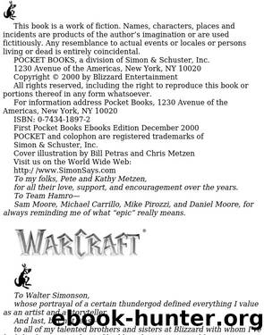 Warcraft - Warcraft 00 by Of Blood & Honor # Chris Metzen