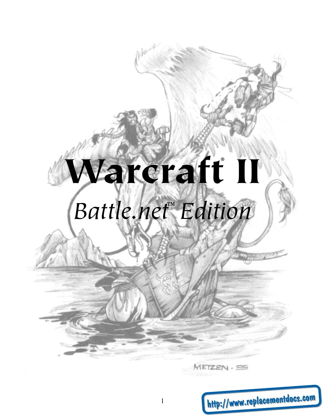 Warcraft II - Battle net Edition - Manual by PC